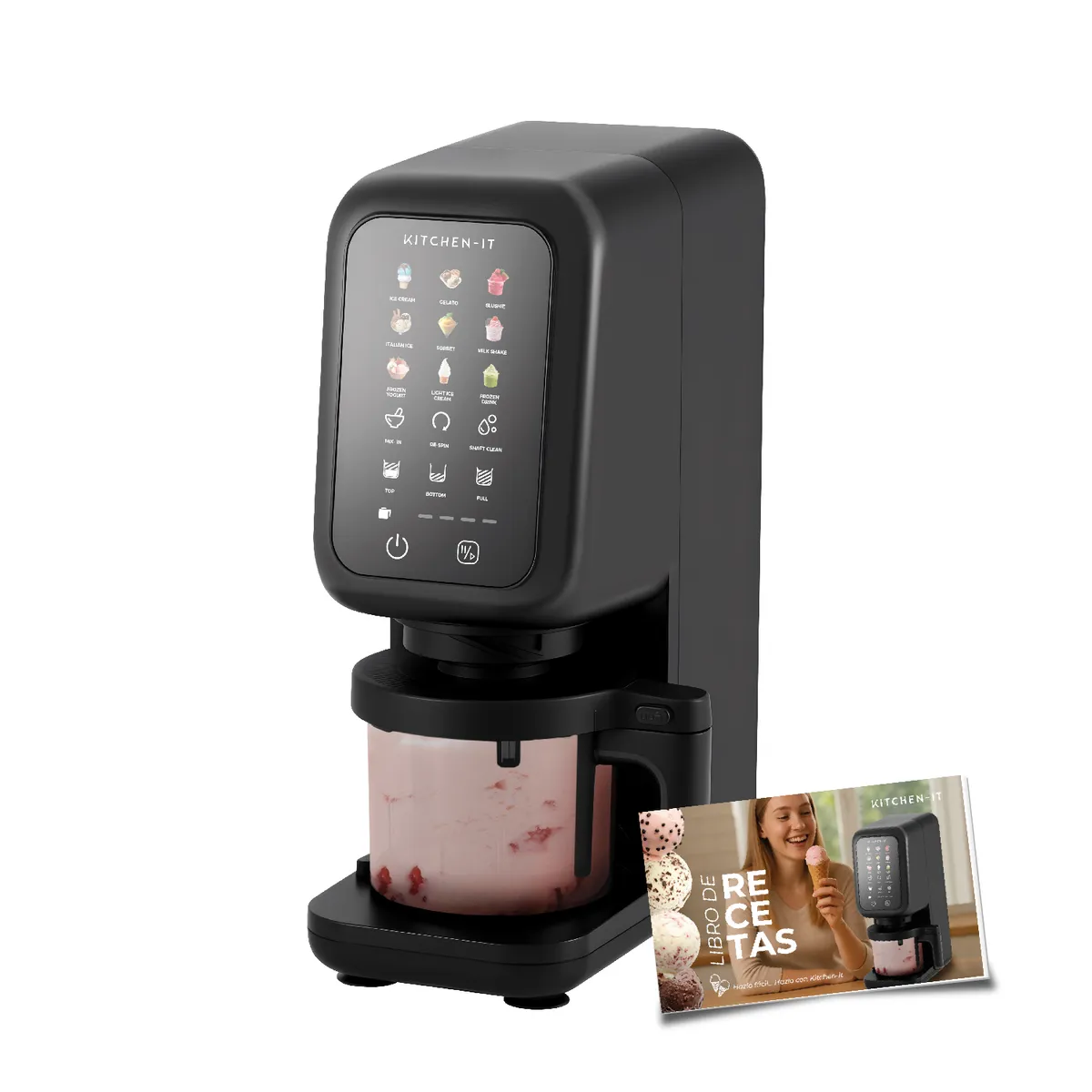 KITCHEN IT - Máquina de Helados Creamlux Pro 12 en 1 Kitchen-It