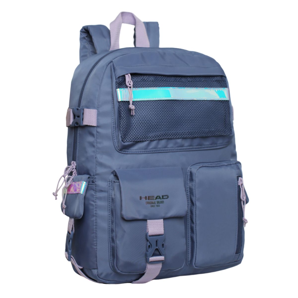 HEAD - Mochila Mujer Kawaii Escalade Holográfica Lavanda Head