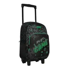 HEAD - Mochila con Ruedas Infantil Chips Gamer Negro Verde