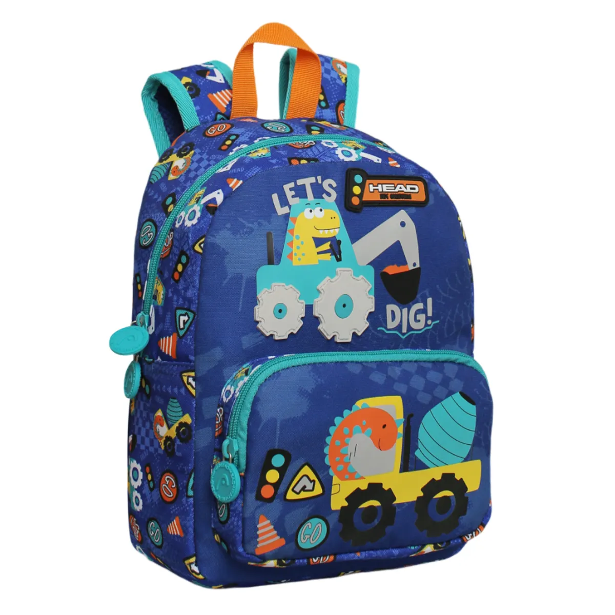 HEAD - Mochila Infantil Niño Pop Dino Constructor Azul Head