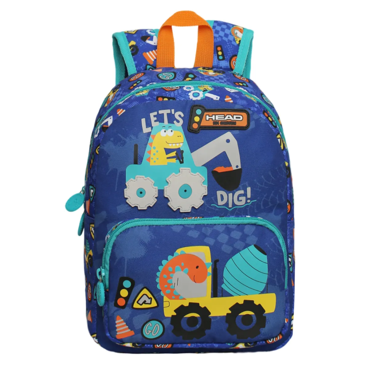 HEAD - Mochila Infantil Niño Pop Dino Constructor Azul Head