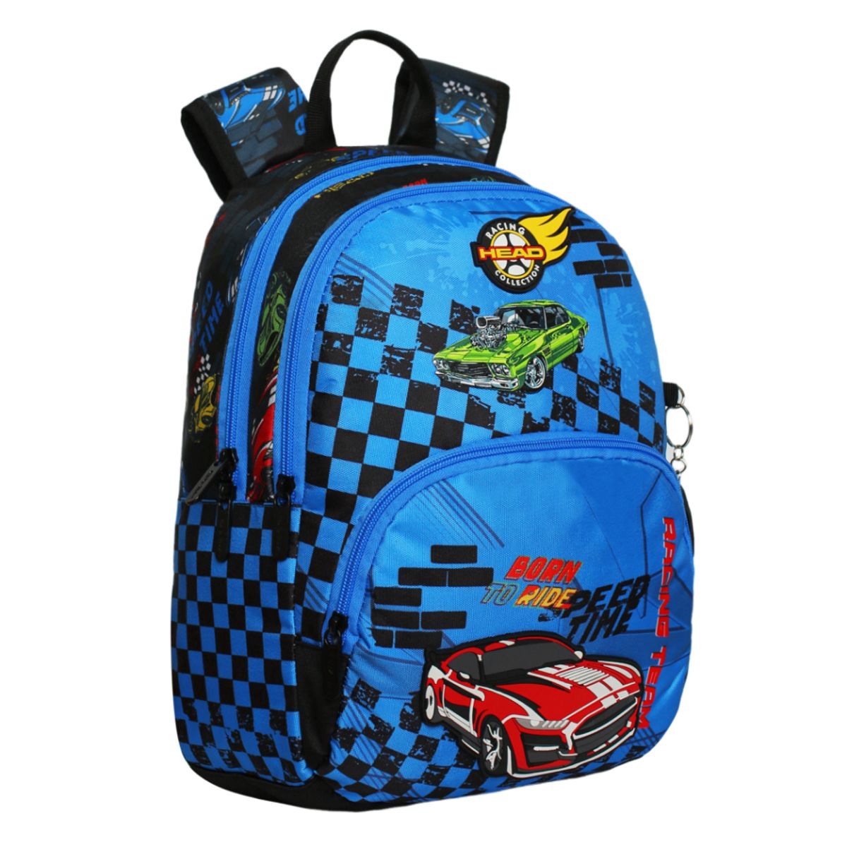 HEAD - Mochila Infantil Niño Gum Speed Car Negro Head