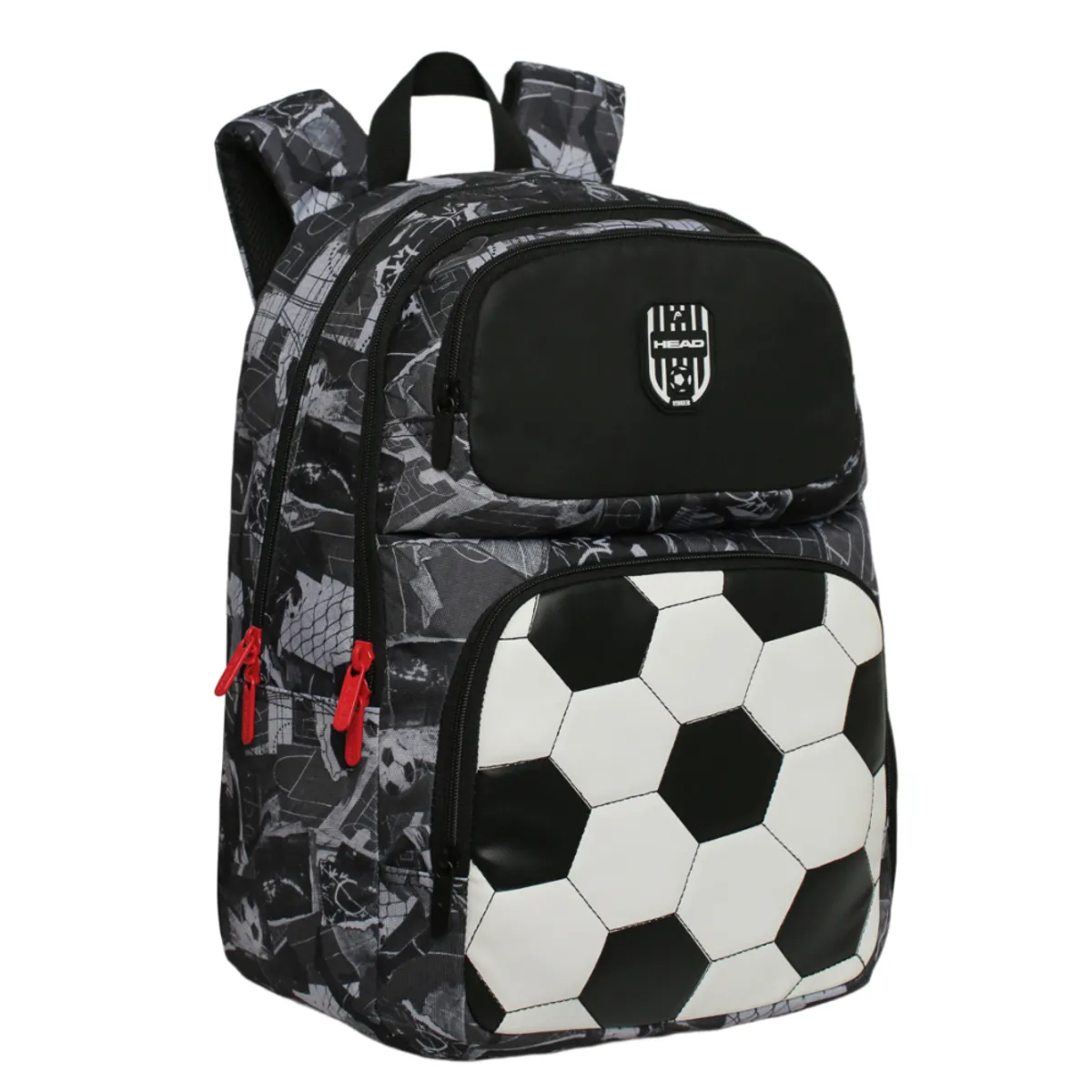 HEAD - Mochila Infantil Niño Fantasy Futbol Negra Head