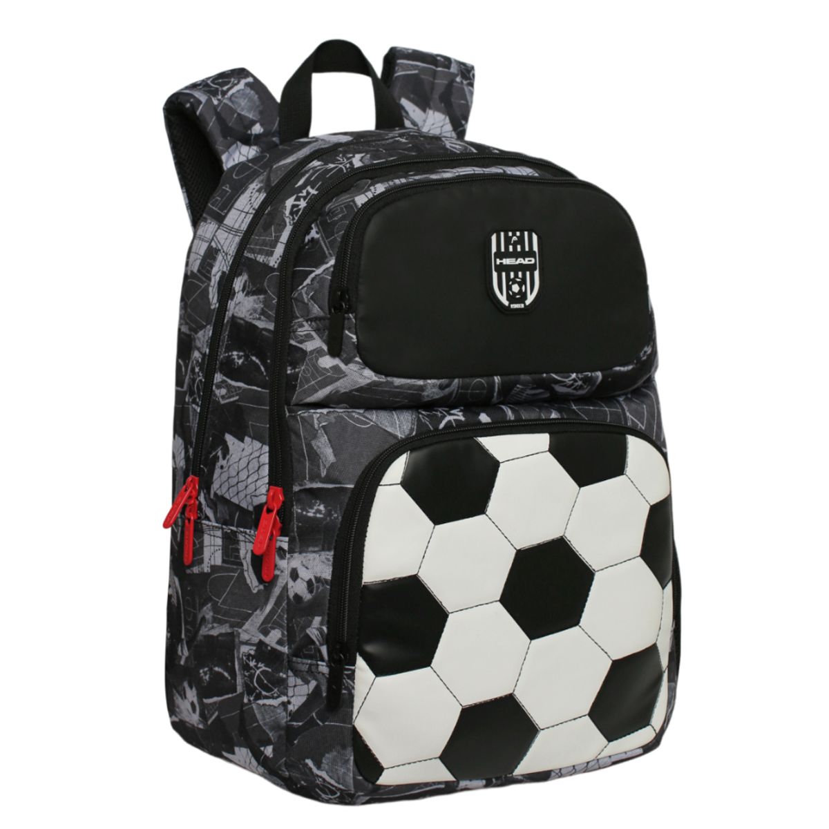 HEAD - Mochila Infantil Niño Fantasy Futbol Negra Head