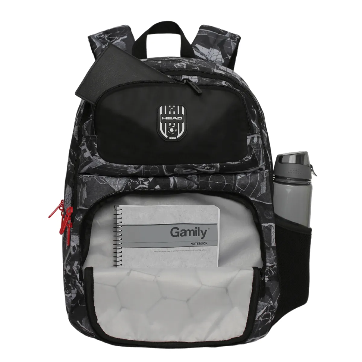 HEAD - Mochila Infantil Niño Fantasy Futbol Negra Head