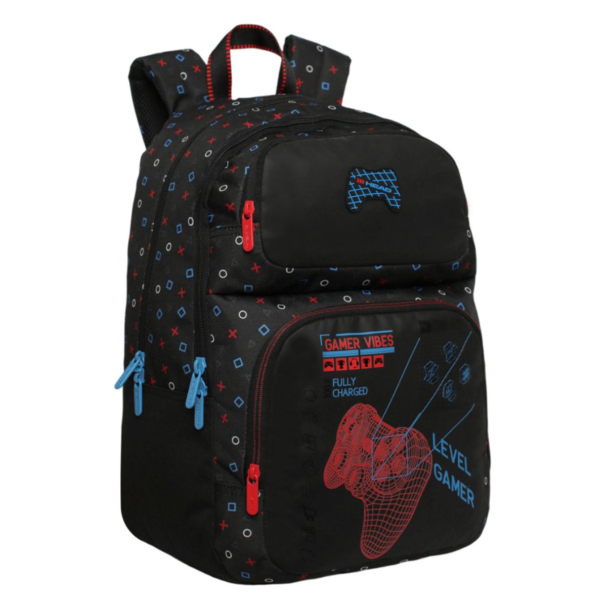 HEAD - Mochila Infantil Niño Fantasy Gamer Negro Head