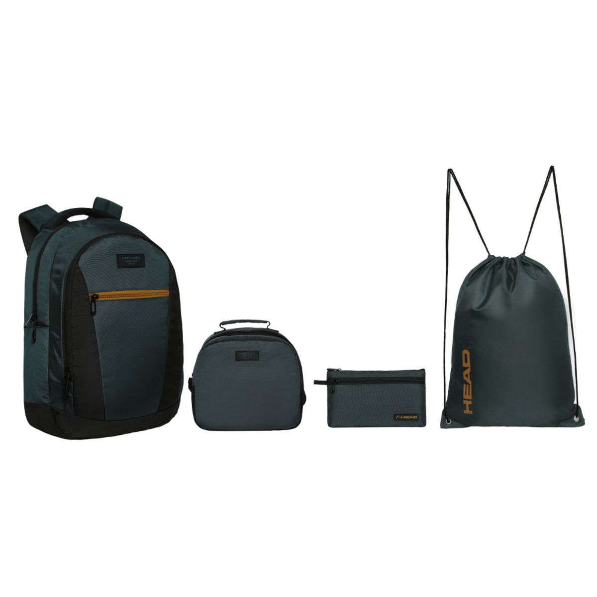 HEAD - Pack Top Escolar Hombre (x4) Dark Petroleo Head
