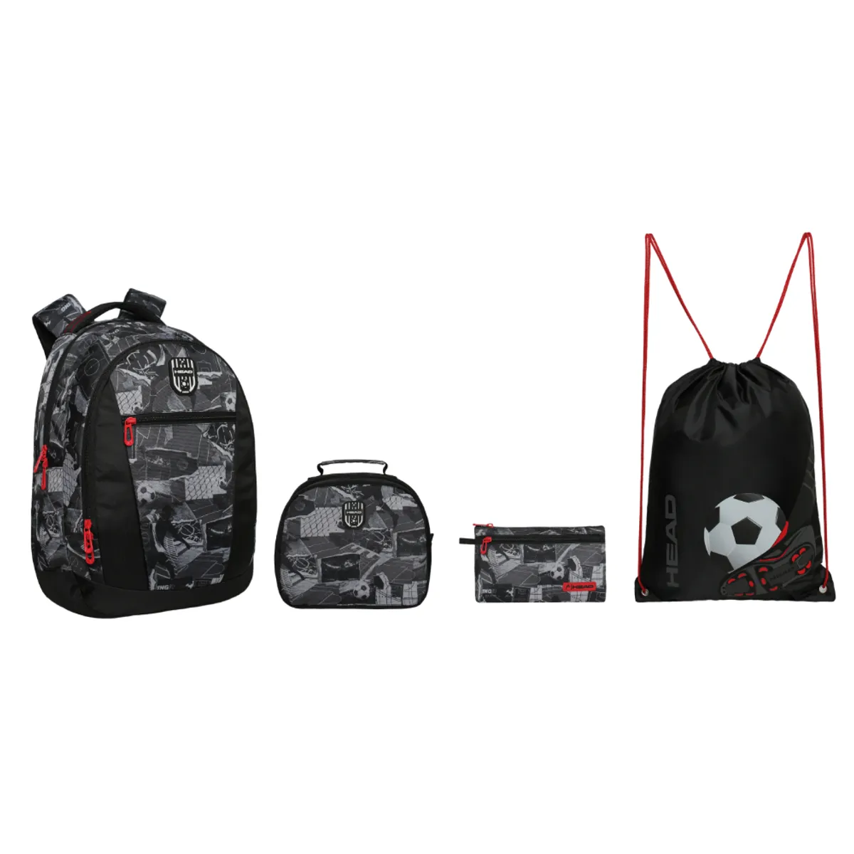 HEAD - Pack Top Escolar Hombre (x4) Ball Negro Head