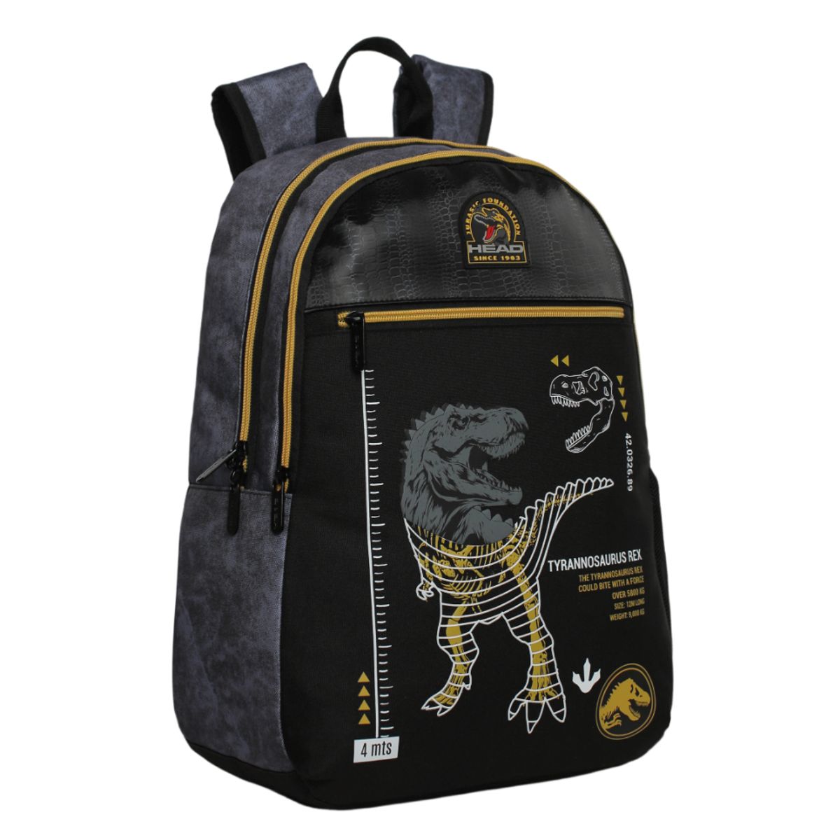 HEAD - Mochila Infantil Niño Balloon Dino Gris Head