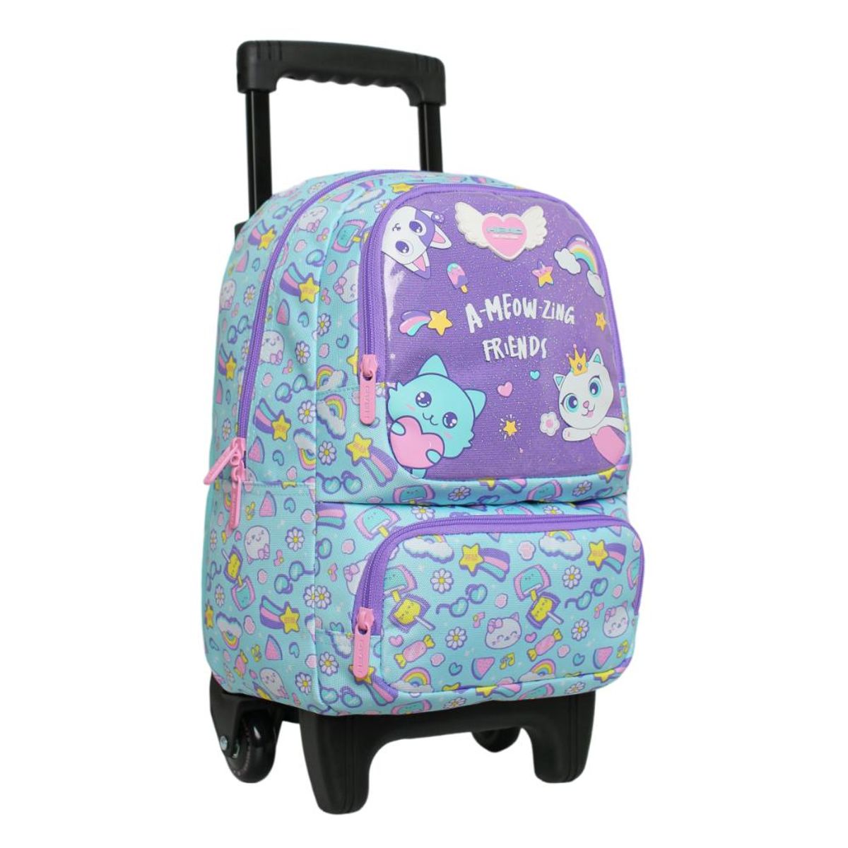 HEAD - Mochila Infantil Niña Winner Cat Print Menta Head