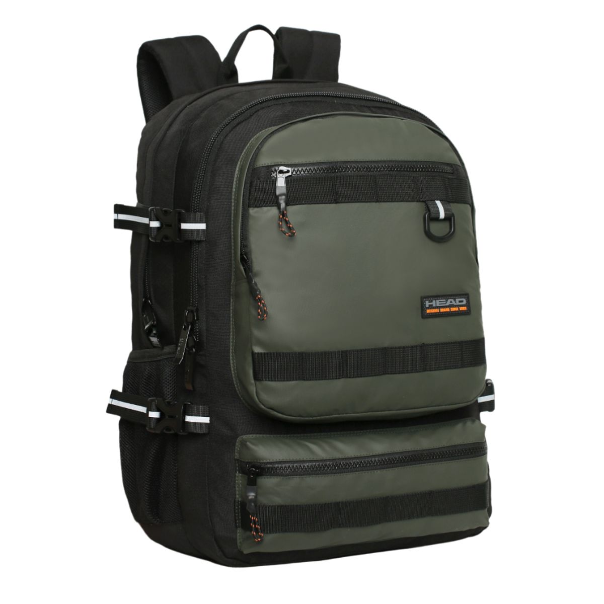 HEAD - Mochila Notebook Expedition 40L Reverse Verde Militar Head