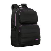 Mochila Mujer Altea Tipo Parka Negro Lila