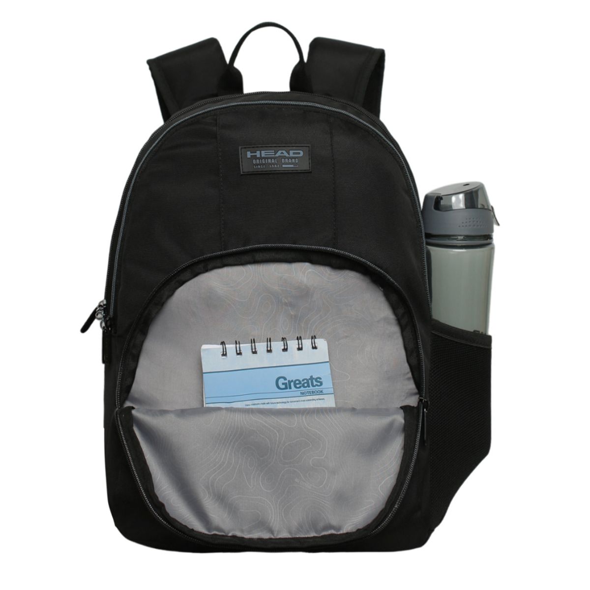 HEAD - Mochila Compacta Chiron Negro Turquesa Head