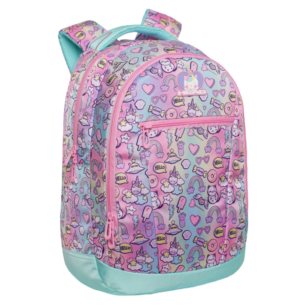 HEAD - Pack Top Escolar Mujer (x4) Faded Multicolor Head