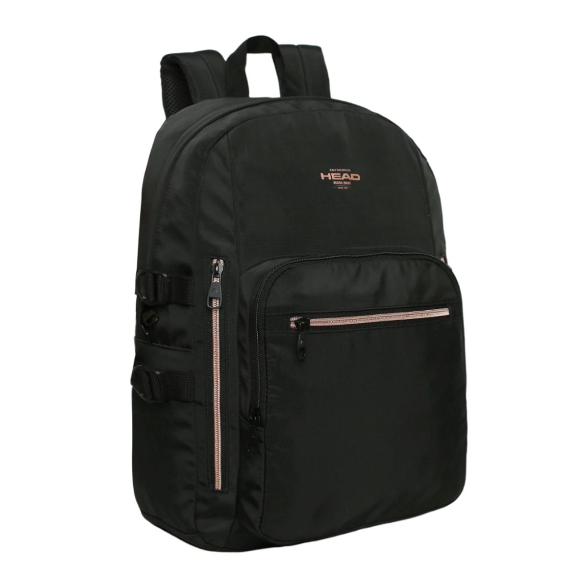 HEAD - Mochila Mujer Notebook Kona Negro Rose Gold Head