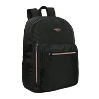Mochila Mujer Notebook Kona Negro Rose Gold