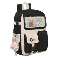 Mochila Mujer Kawaii Fusion Block Negro