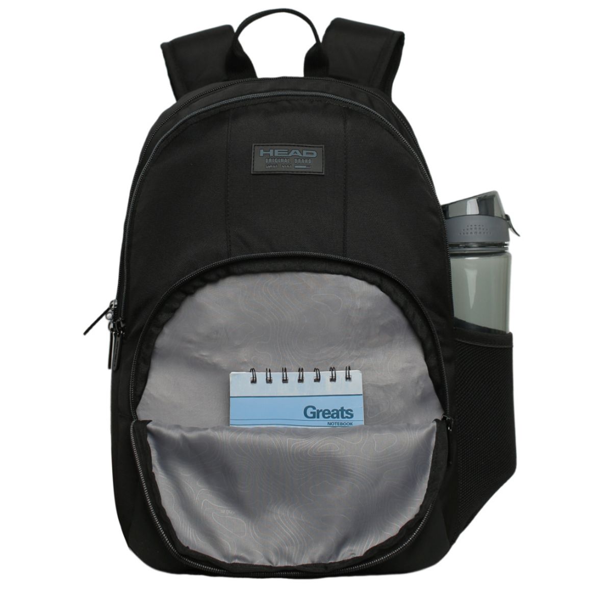 HEAD - Mochila Compacta Chiron Reverse Negro Turquesa Head