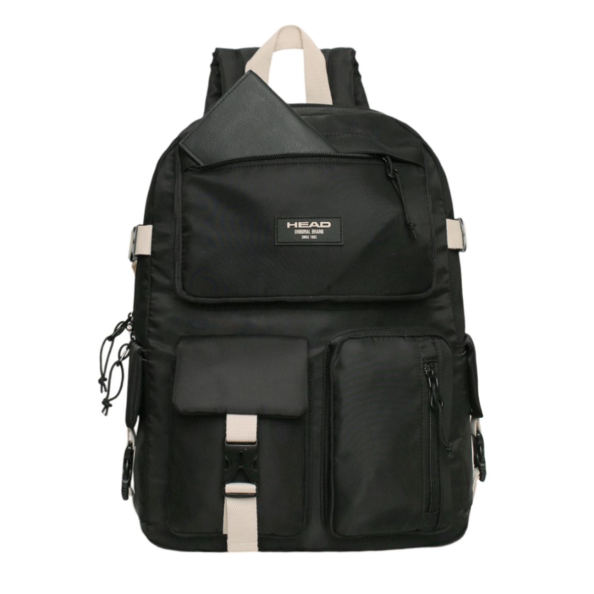 HEAD - Mochila Mujer Kawaii Escalade Negro Blanco Head