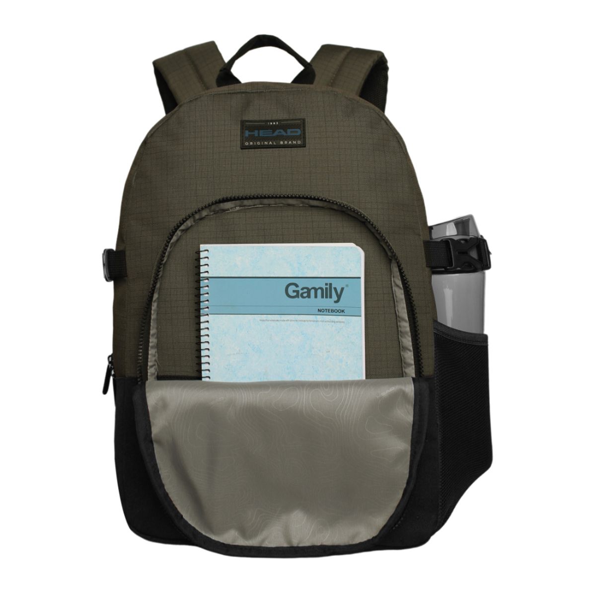 HEAD - Mochila Compacta Escape Cuadros Verde Head