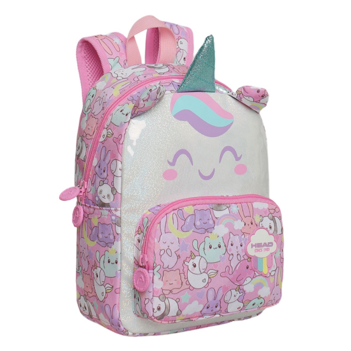 HEAD - Mochila Infantil Niña Pop Unicornio Rosado Head