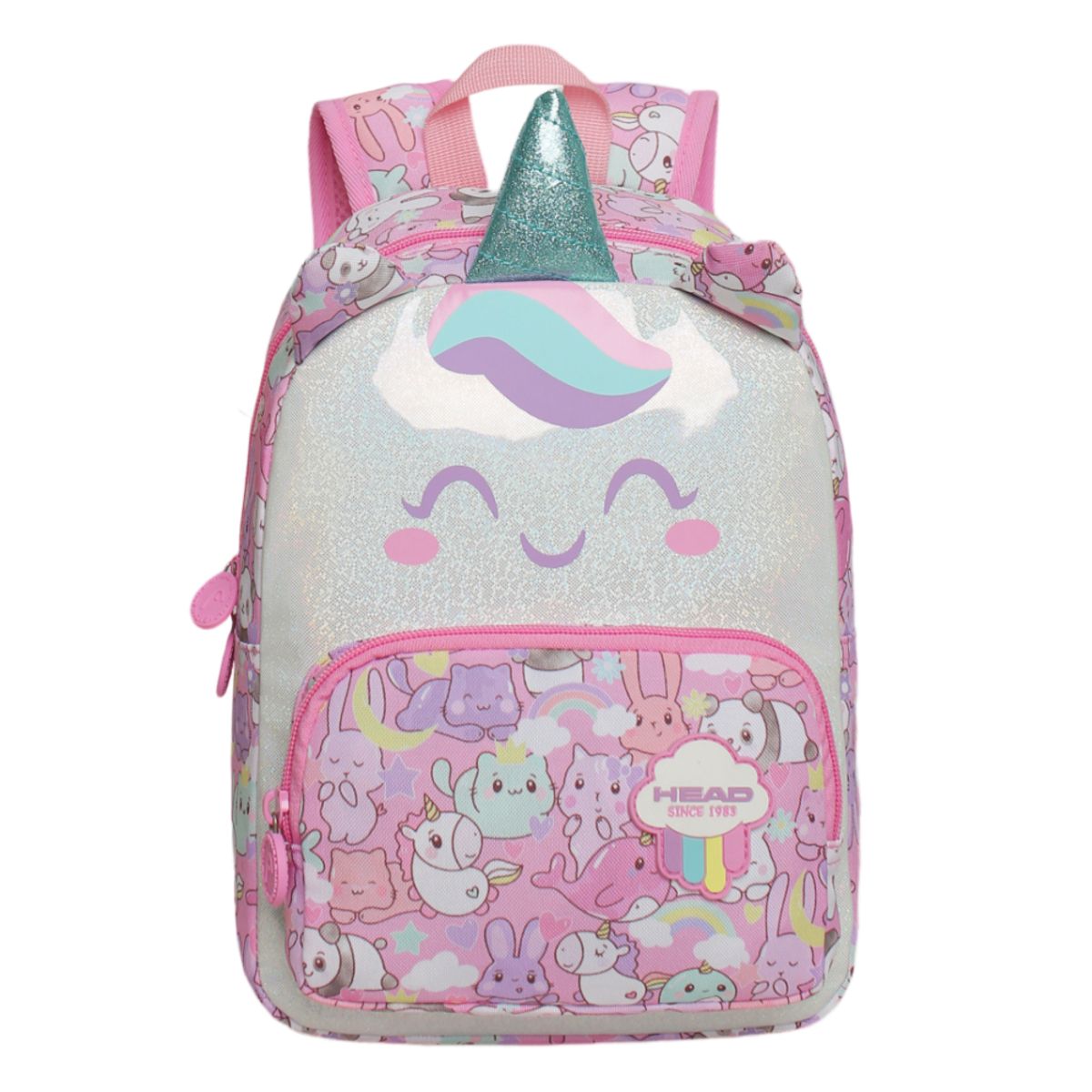 HEAD - Mochila Infantil Niña Pop Unicornio Rosado Head