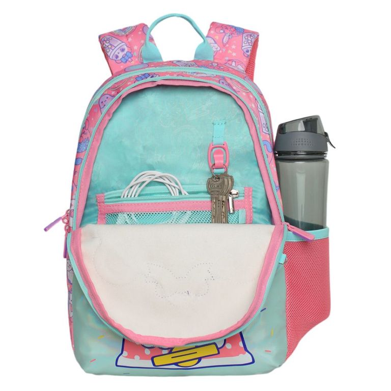 Mochila Infantil Nina Bionica Sweet Candy Rosado Rosa TALLA UNICA
