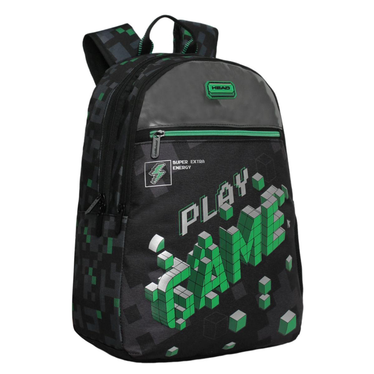 HEAD - Mochila Infantil Niño Balloon Gamer Negro Verde Head