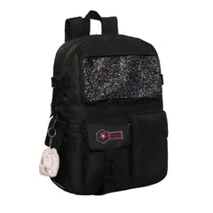 HEAD - Mochila Mujer Kawaii Fusion Glitter Negro
