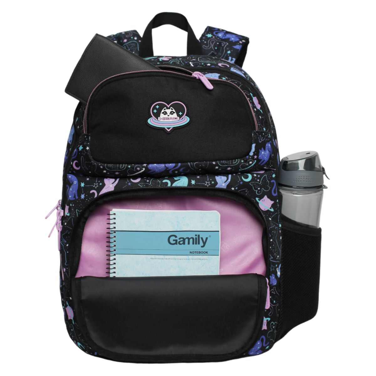 HEAD - Mochila Infantil Niña Fantasy Space Cat Negro Head