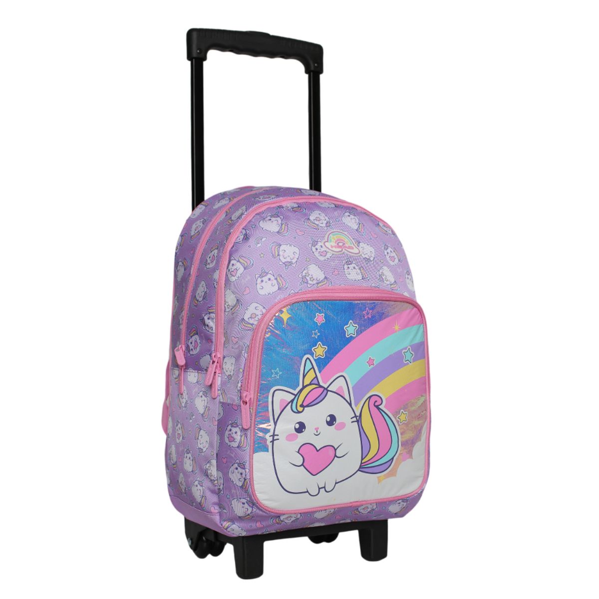 HEAD - Mochila con Ruedas Infantil Chips Gaticornio Lila Head