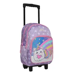 HEAD - Mochila con Ruedas Infantil Chips Gaticornio Lila