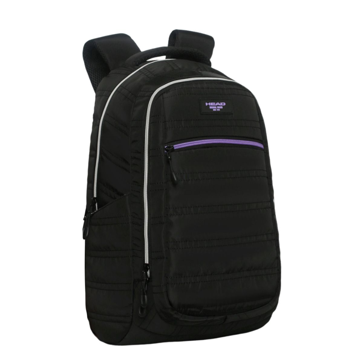 HEAD - Mochila Mujer Maxima Microfibra Negro Lila Head