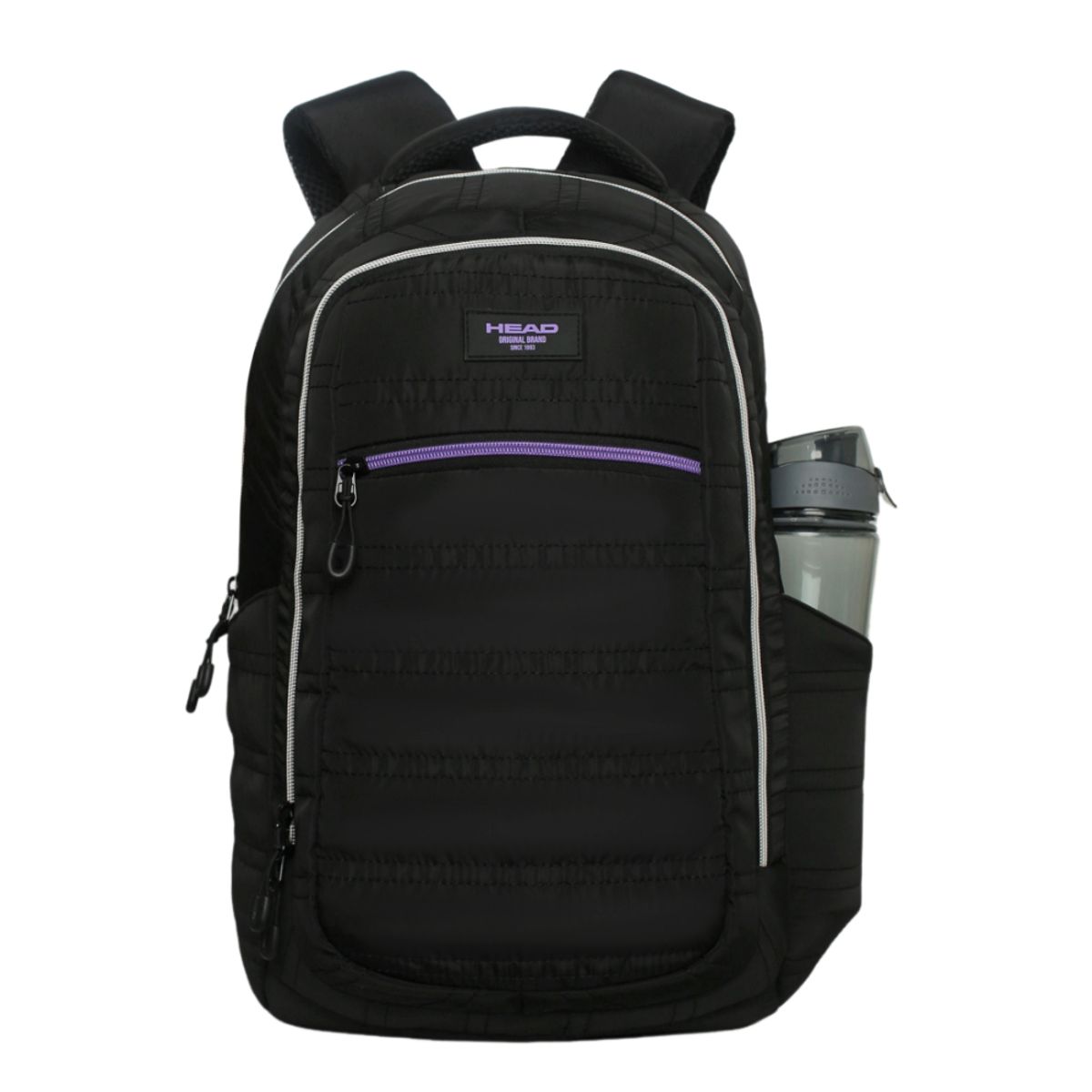HEAD - Mochila Mujer Maxima Microfibra Negro Lila Head