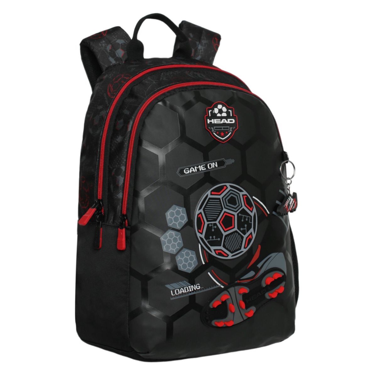 HEAD - Mochila Infantil Niño Bionica Futbol Negro Head