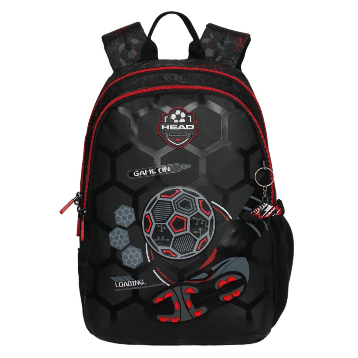 HEAD - Mochila Infantil Niño Bionica Futbol Negro Head