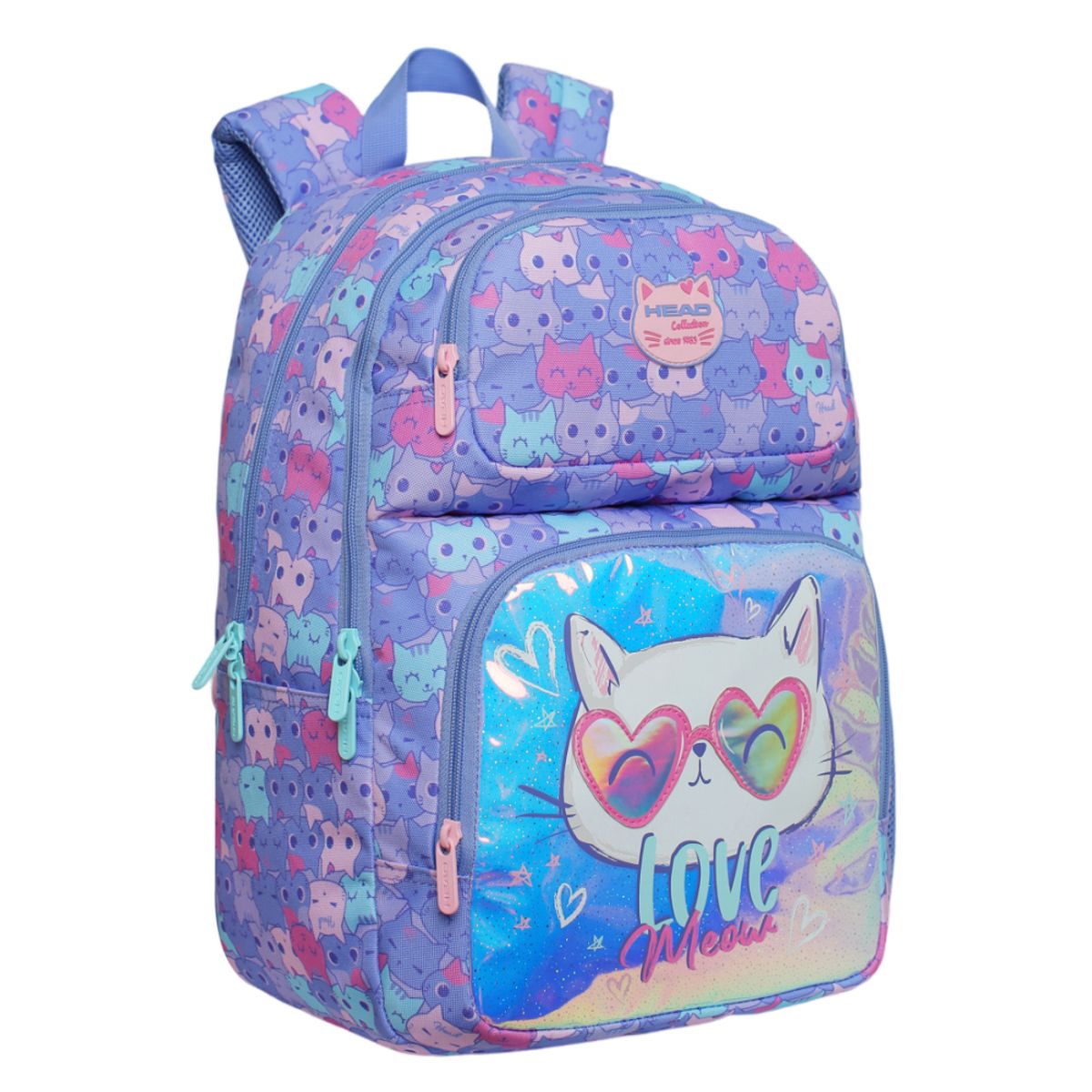 HEAD - Mochila Infantil Niña Fantasy Gato Lila Head