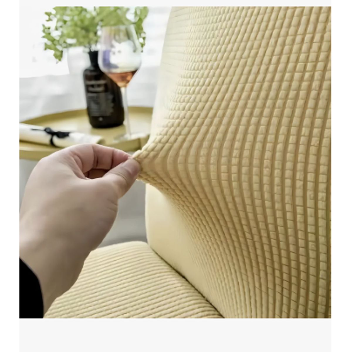 GENERICO - Pack 6 Fundas Cubre Silla Cuadrille Elasticada Para Comedor
