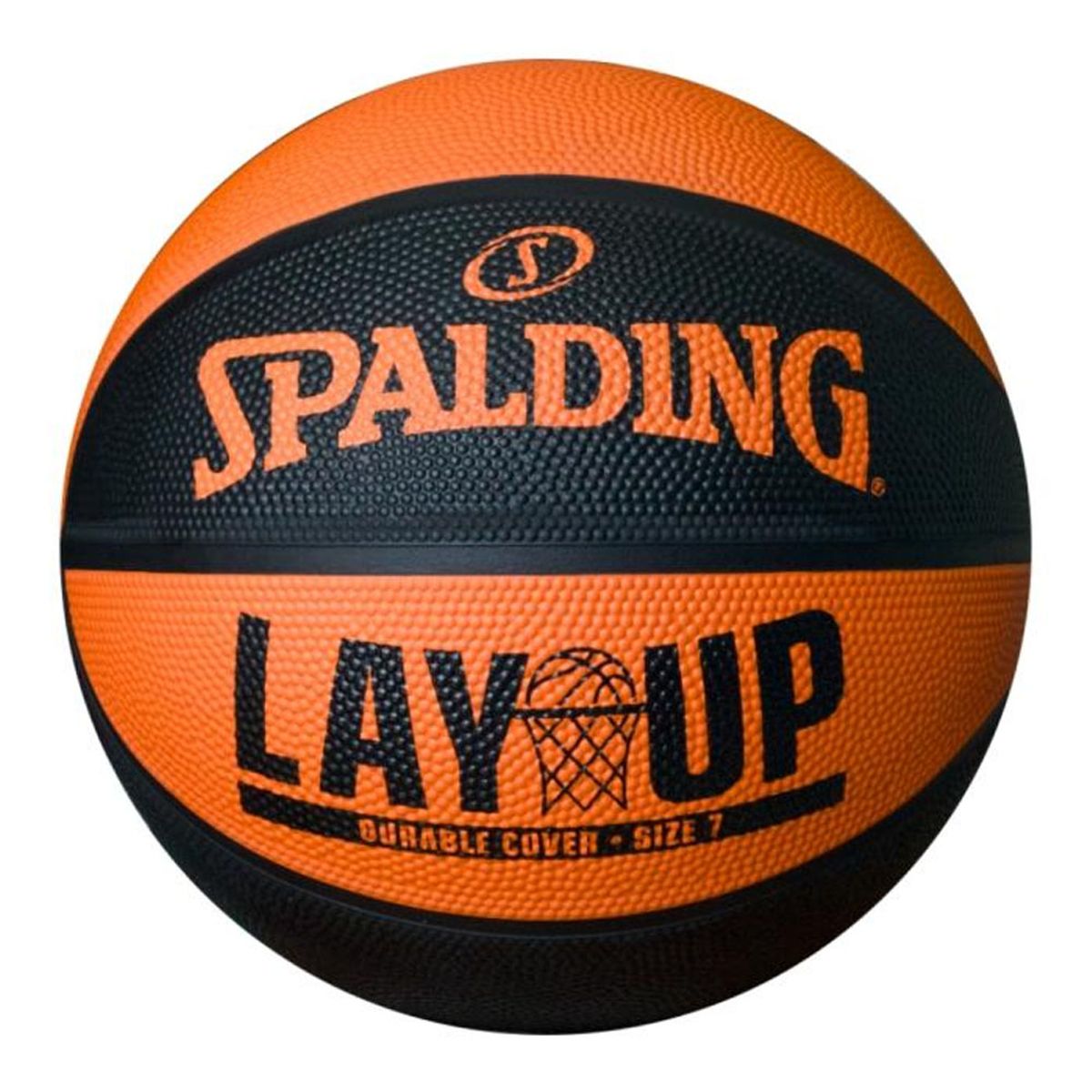 SPALDING - Pelota Basketball Spalding N°7 Lay Up ORG BLK SZ7