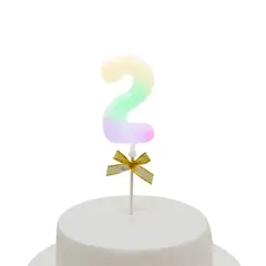 GENERICO - TOPPER TORTA NUMERAL LED 2