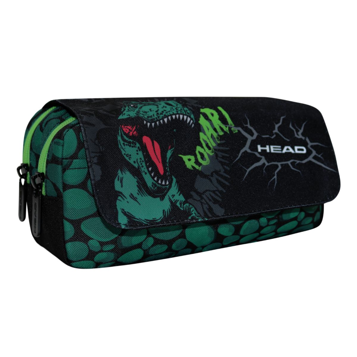 HEAD - Estuche Infantil Niño Eraser Dino Stone Verde Head