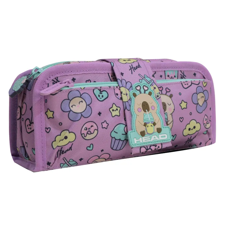 Estuche Infantil Nina Cherry Capibara Morado