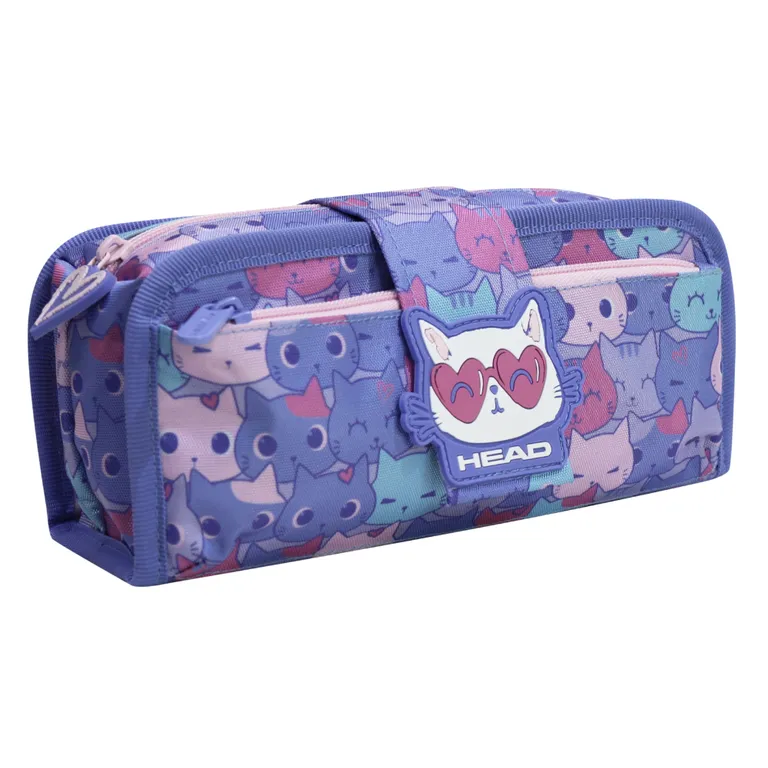 Estuche Infantil Nina Cherry Gato Lila