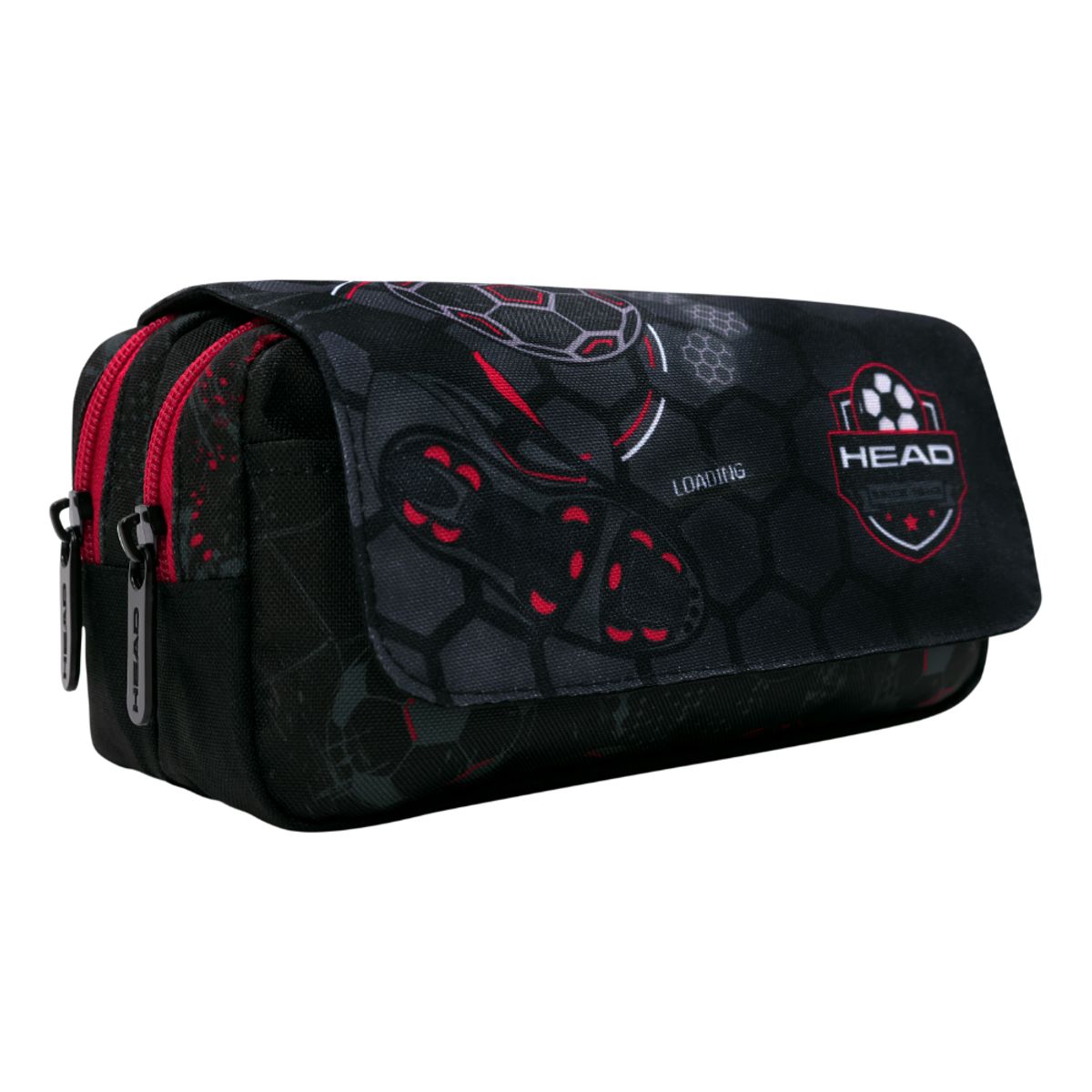 HEAD - Estuche Infantil Niño Eraser Futbol Negro Head