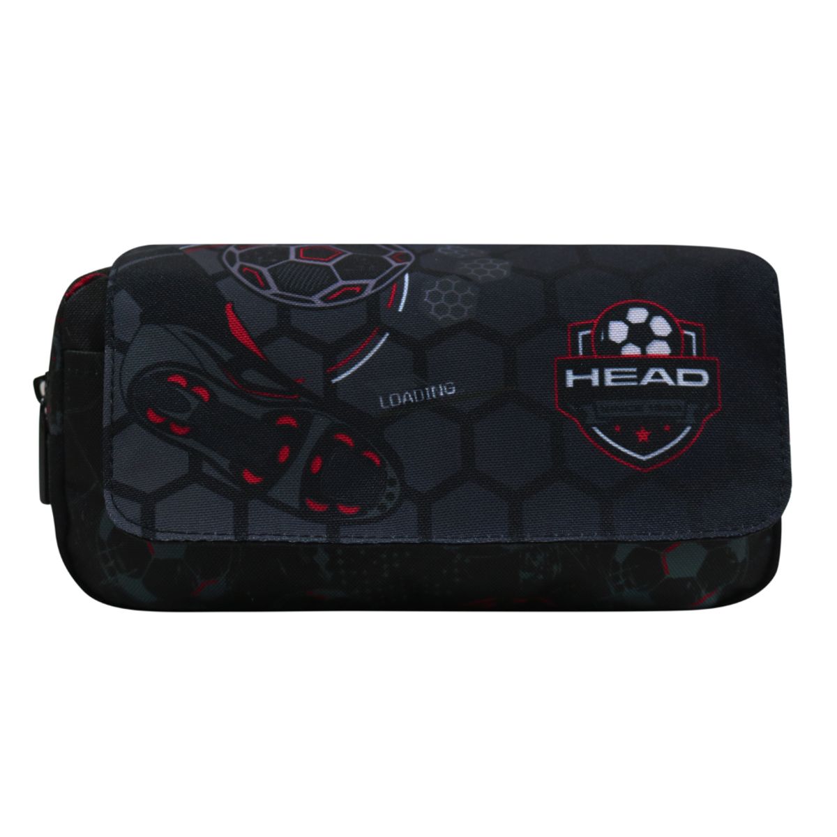 HEAD - Estuche Infantil Niño Eraser Futbol Negro Head