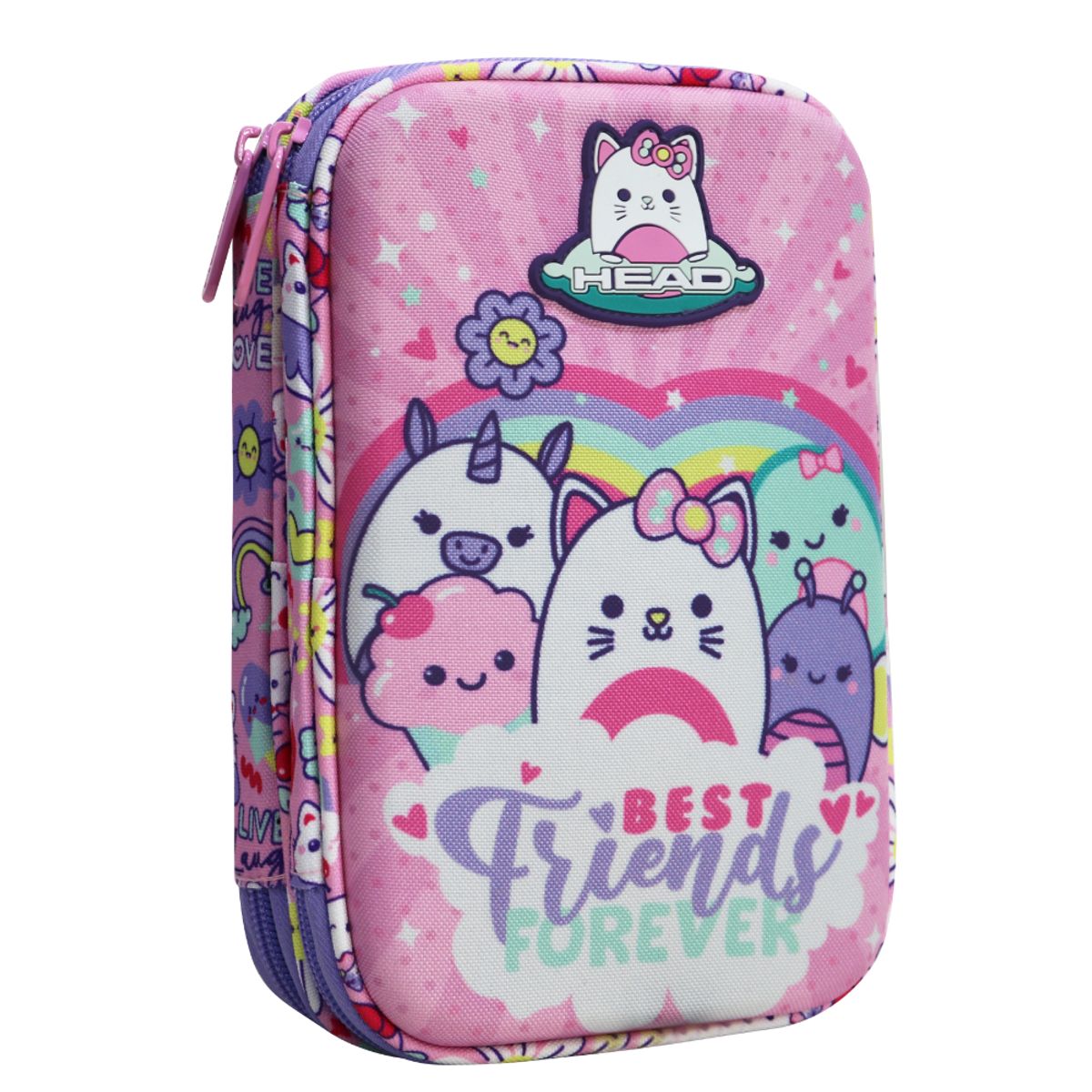HEAD - Estuche Infantil Niña Rígido Box Best Friend Rosado Head