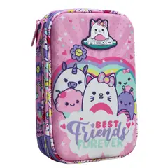 HEAD - Estuche Infantil Niña Rígido Box Best Friend Rosado