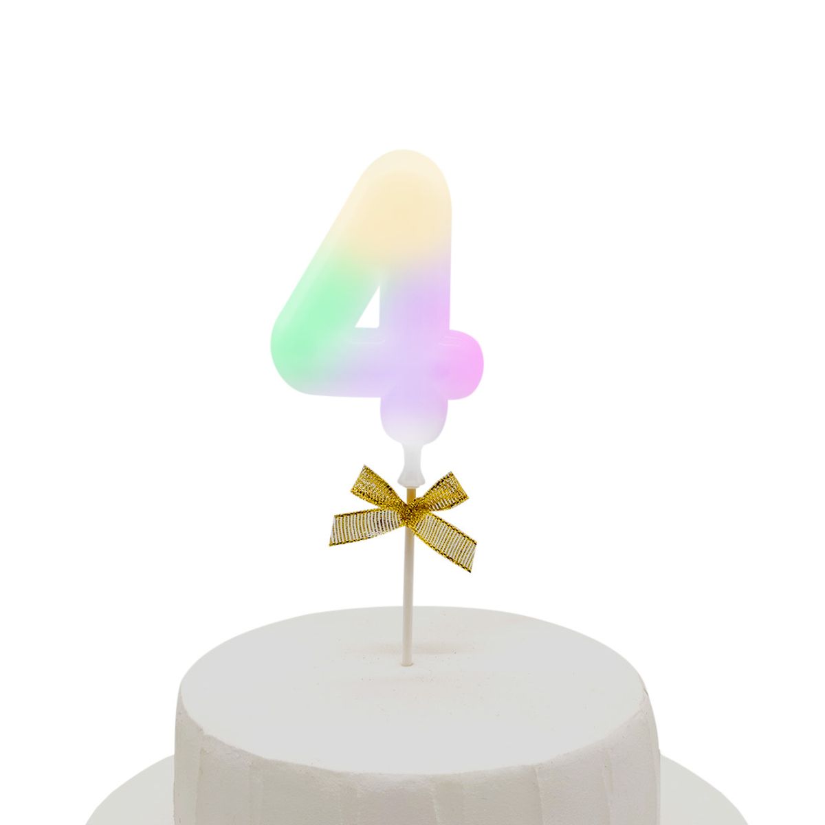 GENERICO - TOPPER TORTA NUMERAL LED 4