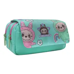 HEAD - Estuche Infantil Niña Eraser Muñecos Turquesa