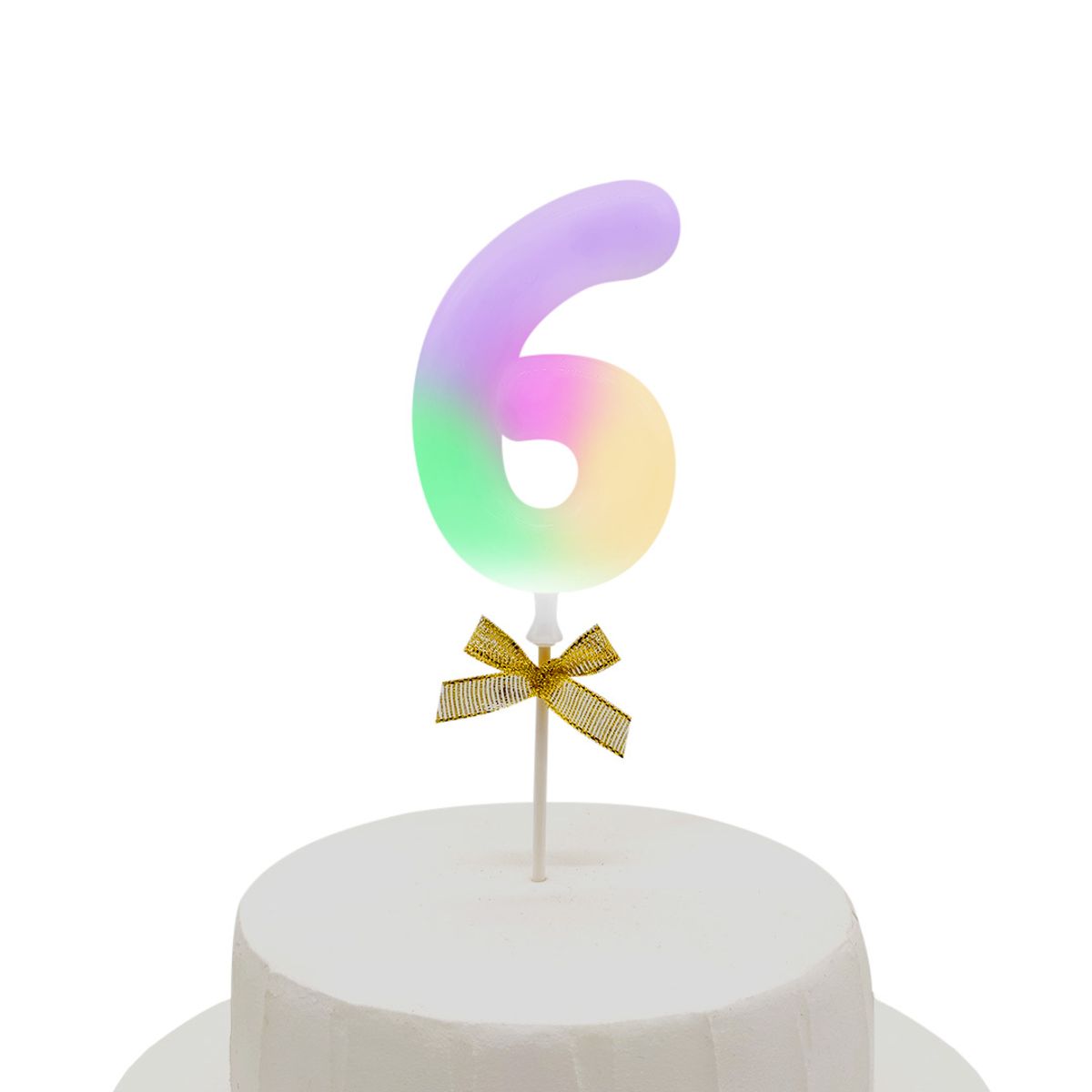 GENERICO - TOPPER TORTA NUMERAL LED 6